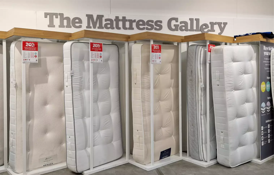 dunelm mattresses in store
